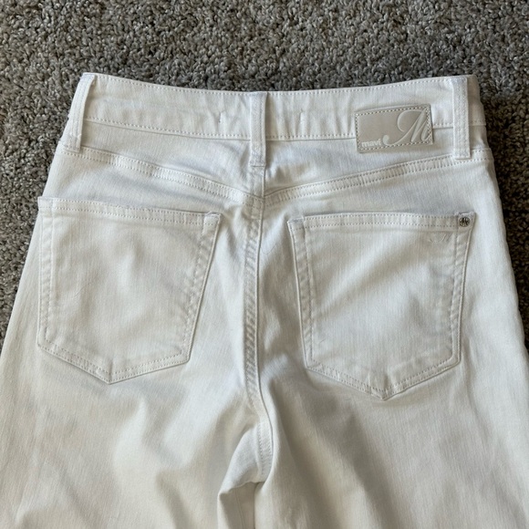 Mavi Bodrum White Wide Leg Crop Jeans - Size 25 - Picture 4 of 11